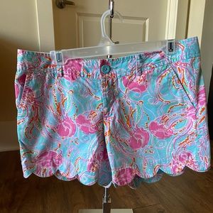 Lilly Pulitzer Scalloped Shorts